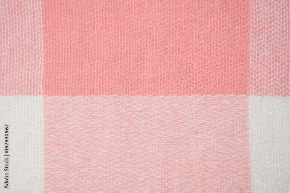 Fototapeta premium knitted fabric texture, warm light pink textile background