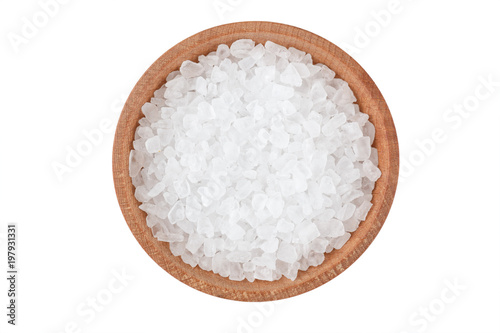 Fotografie coarse salt isolated