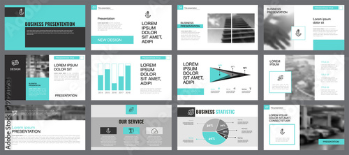 Analytics Charts Slide Templates Set