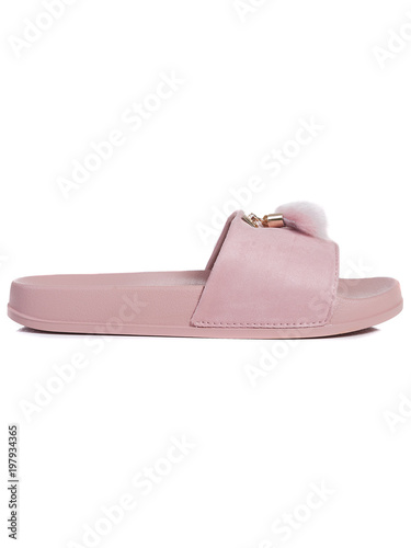 Beautiful and elegant female slippers