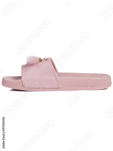 Beautiful and elegant female slippers