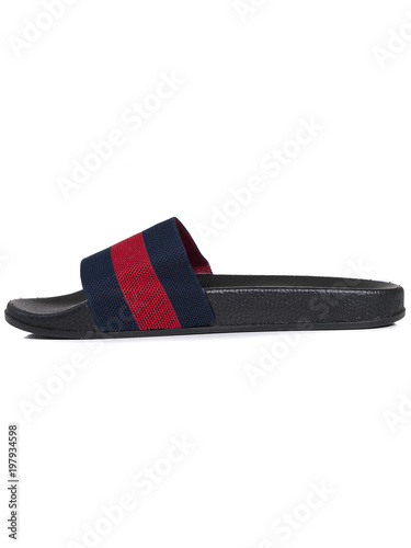 Mens flip flops isolated on white