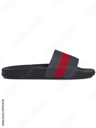 Mens flip flops isolated on white