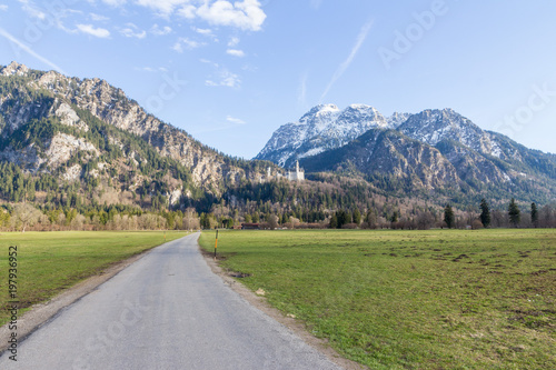 Road to Neuschwanstein Castle