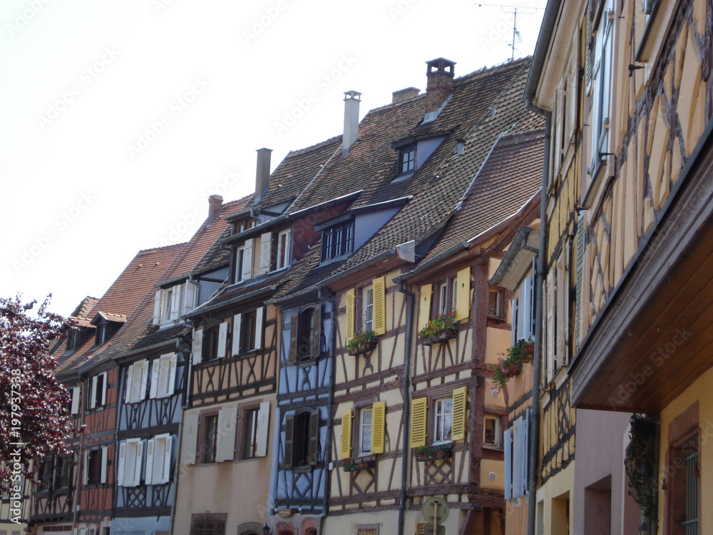 Fototapeta premium Case di colmar