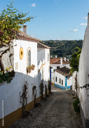 Views of charming town of Obidos, in Portugal