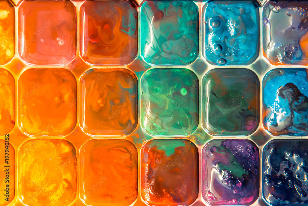Creative colorful art paints background Creative colorful art paints background