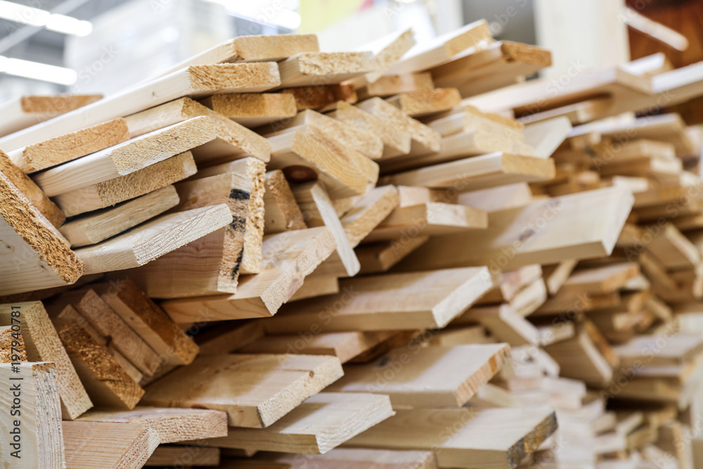 image of stacks of lumber . Horizontal shot. image of stacks of lumber . Horizontal shot.