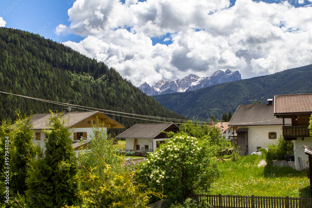 Idyllic alpine village