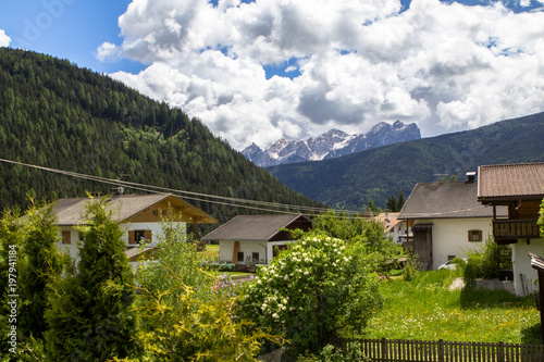 Idyllic alpine village