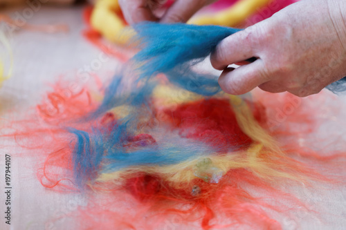 Preparations for wet felting