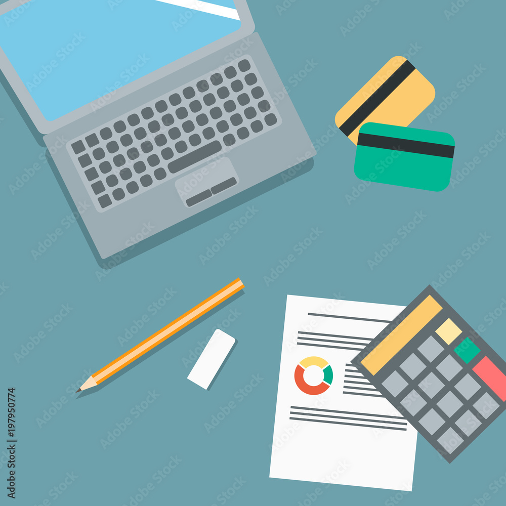 Flat vector illustration flat-panel infographics for business and website Flat vector illustration flat-panel infographics for business and website