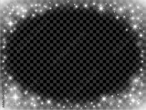 background transparent center with highlights and flashes black