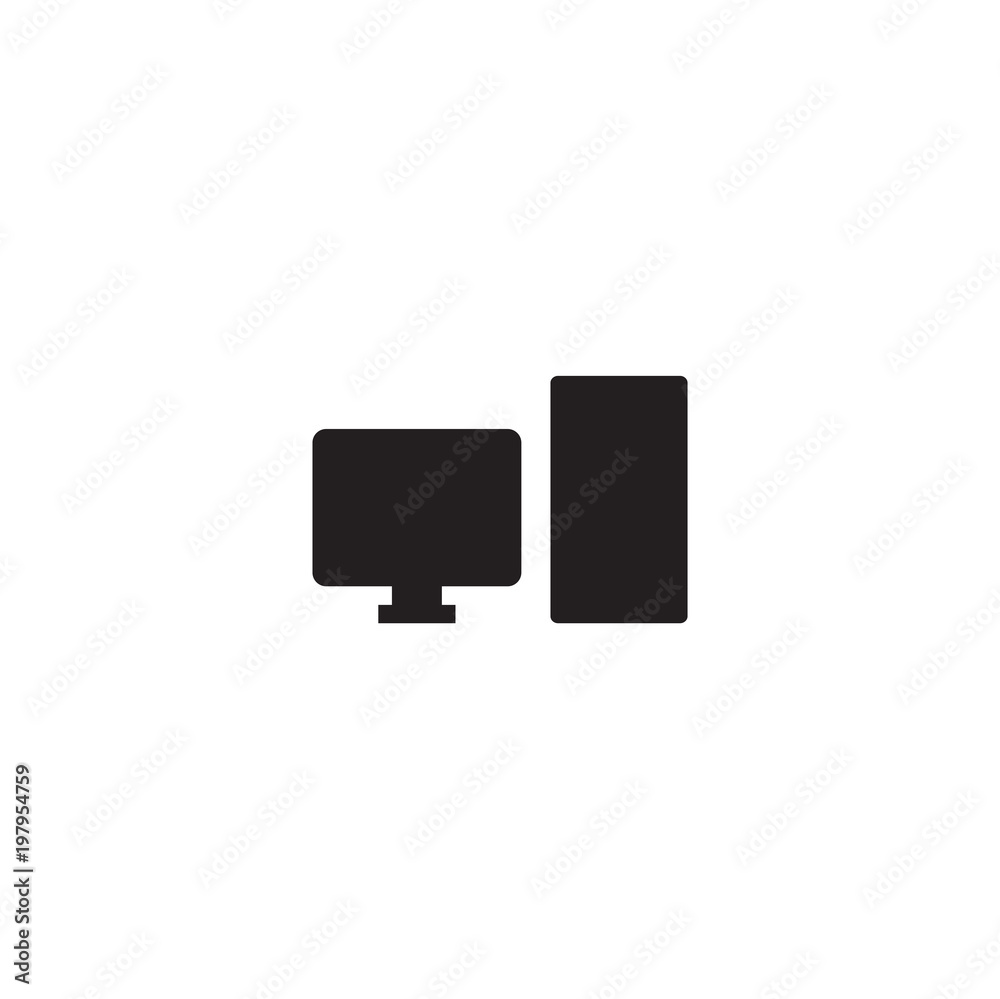 computer icon. sign design computer icon. sign design