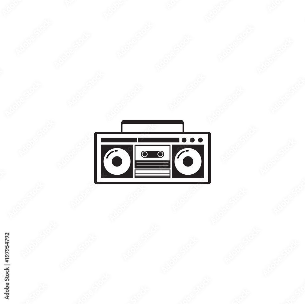 sound system icon. sign design