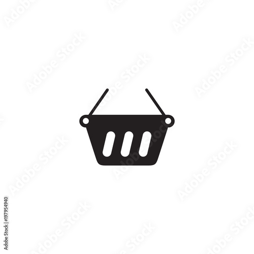 basket icon. sign design