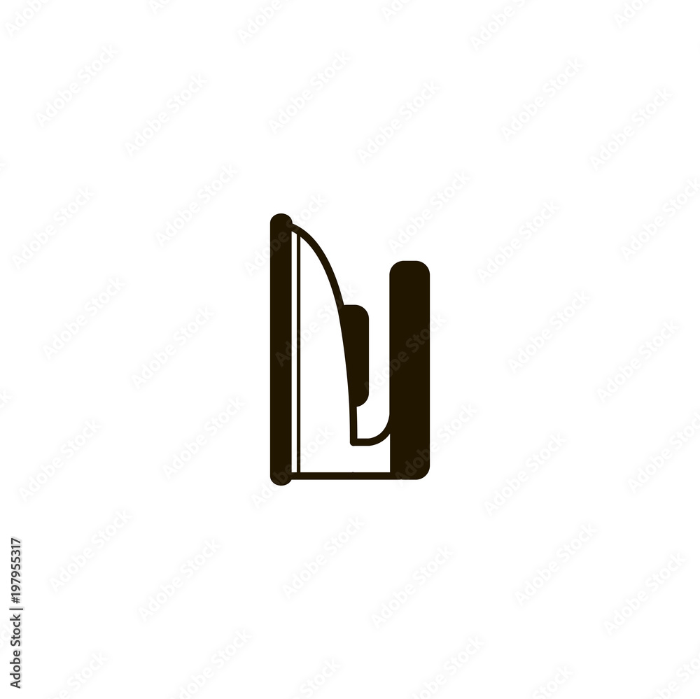 iron icon. sign design iron icon. sign design