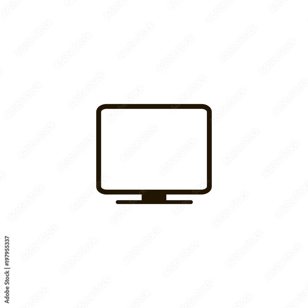 monitor icon. sign design monitor icon. sign design