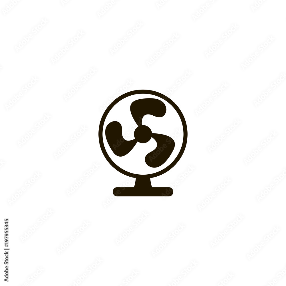 fan icon. sign design