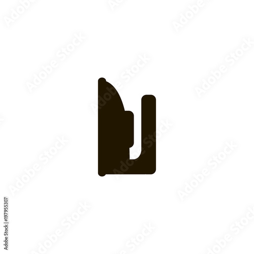 iron icon. sign design