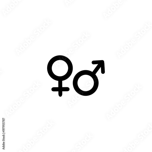gender icon. sign design