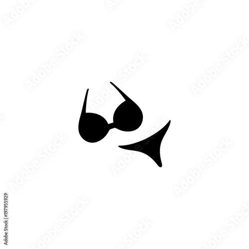 bathing suit icon. sign design