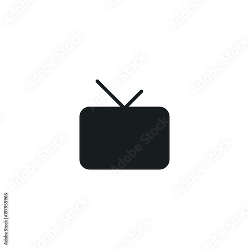 tv icon. sign design
