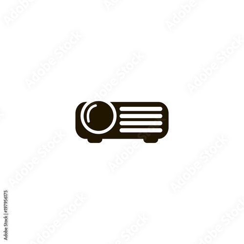 projector icon. sign design