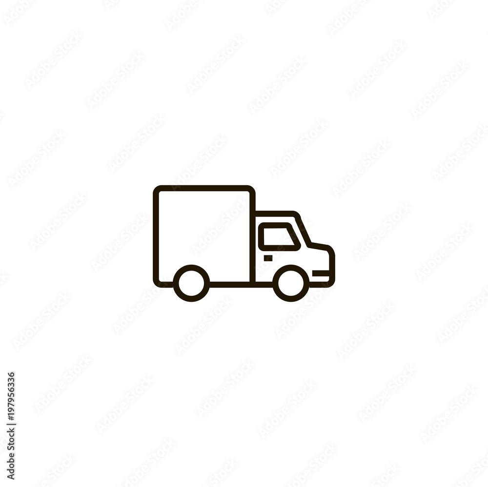 truck icon. sign design