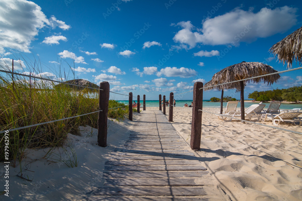 Fototapeta premium Path To Caribbean Heaven