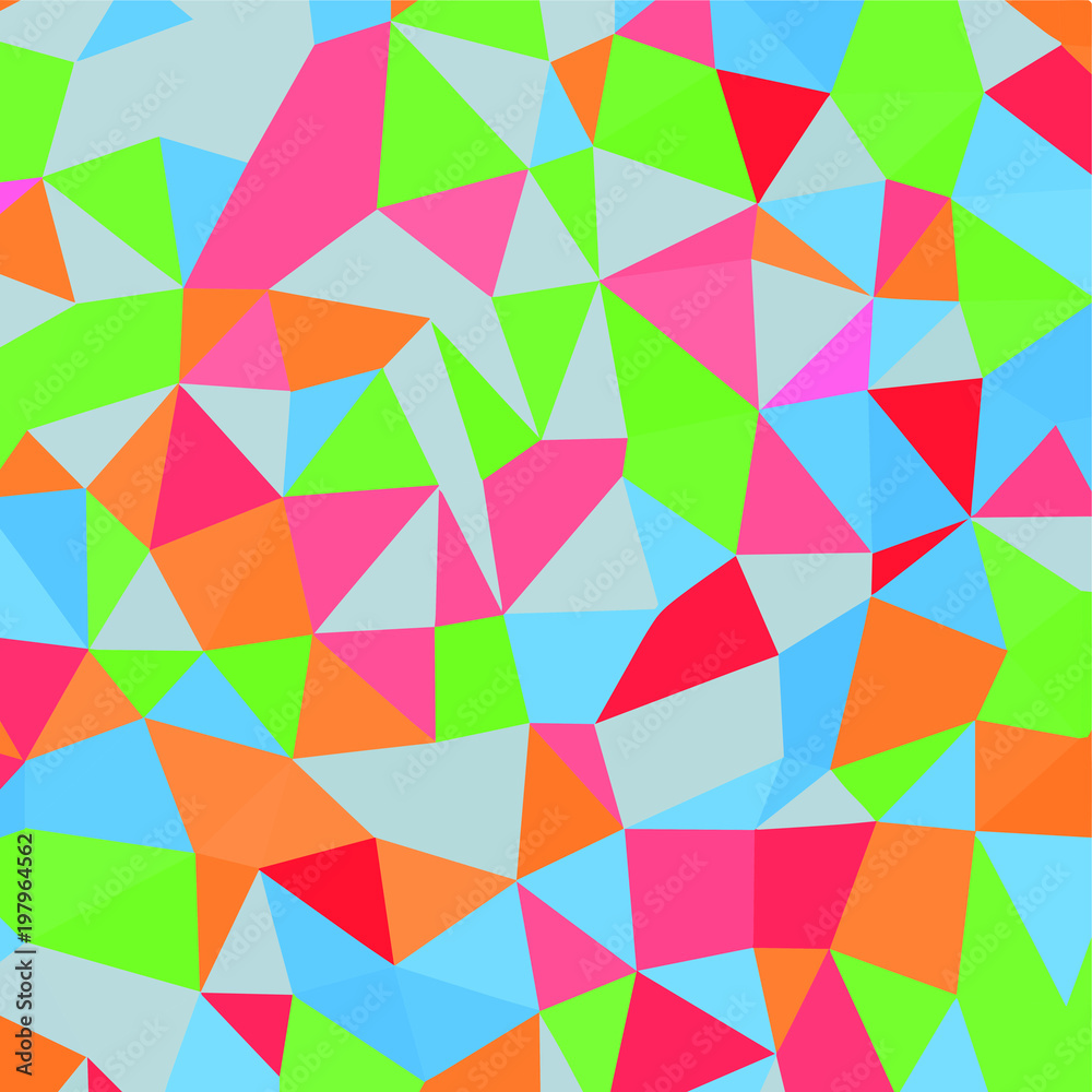 Fototapeta premium Polygon-style square background 6