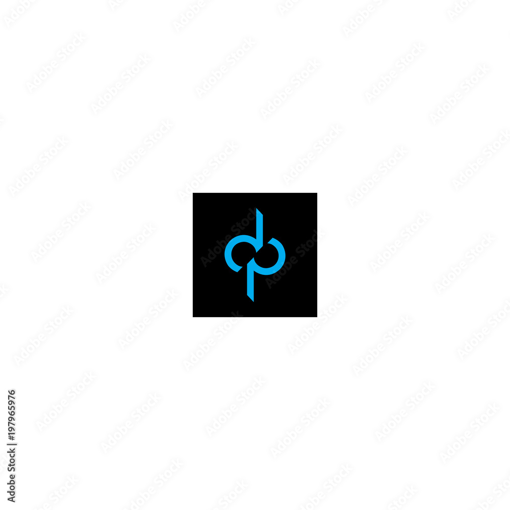 logo dp in a square logo vector logo dp in a square logo vector