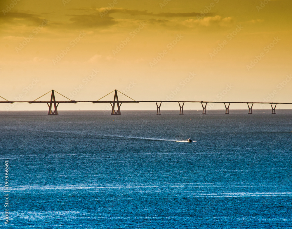 Fototapeta premium Puente sobre el lago de Maracaibo
