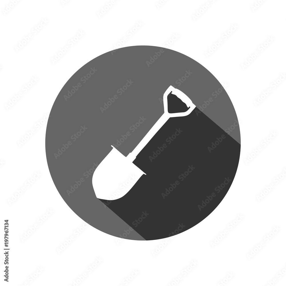 Shovel icon. Vector Illustration Shovel icon. Vector Illustration