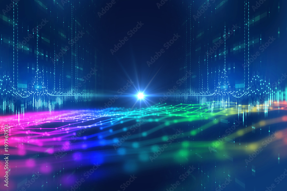 technical financial graph on technology abstract background technical financial graph on technology abstract background