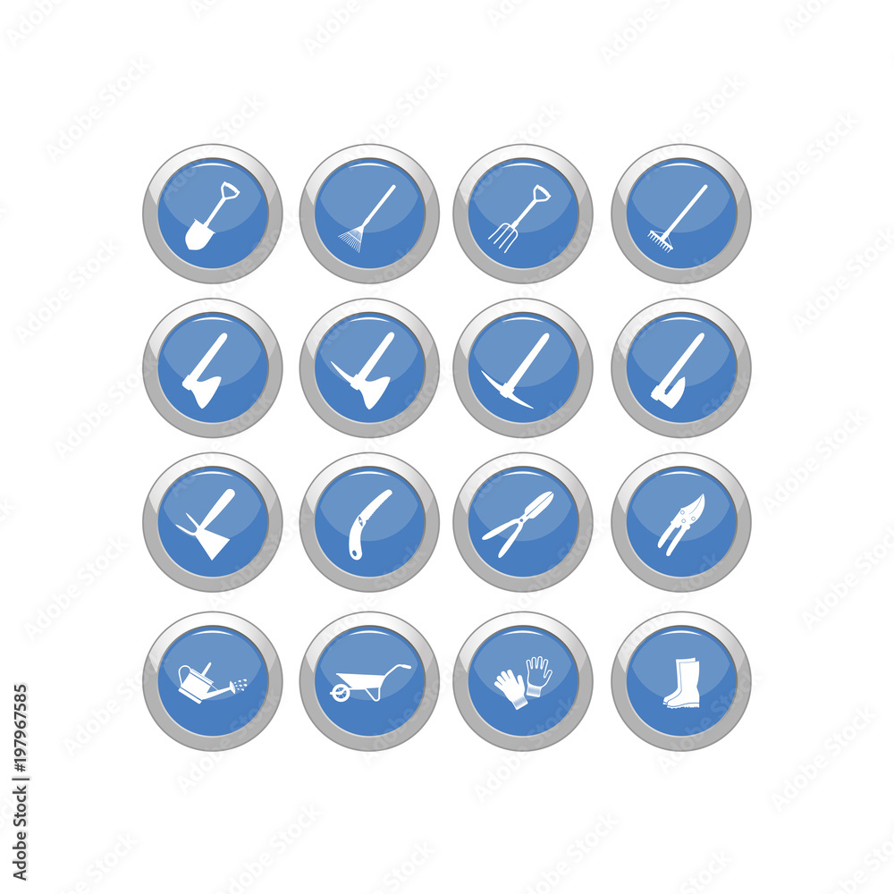 Tools icon. Flat vector icon set Tools icon. Flat vector icon set