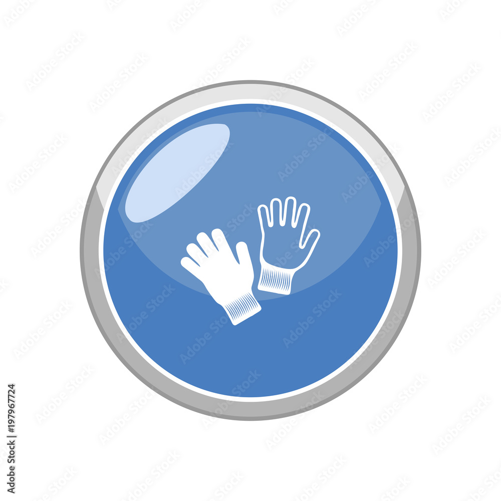 Gloves icon. Vector Illustration Gloves icon. Vector Illustration