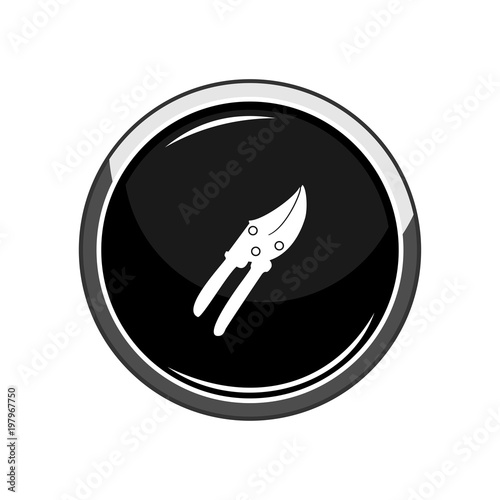 Pruner icon. Vector Illustration
