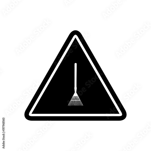 Garden rake. Vector Illustration