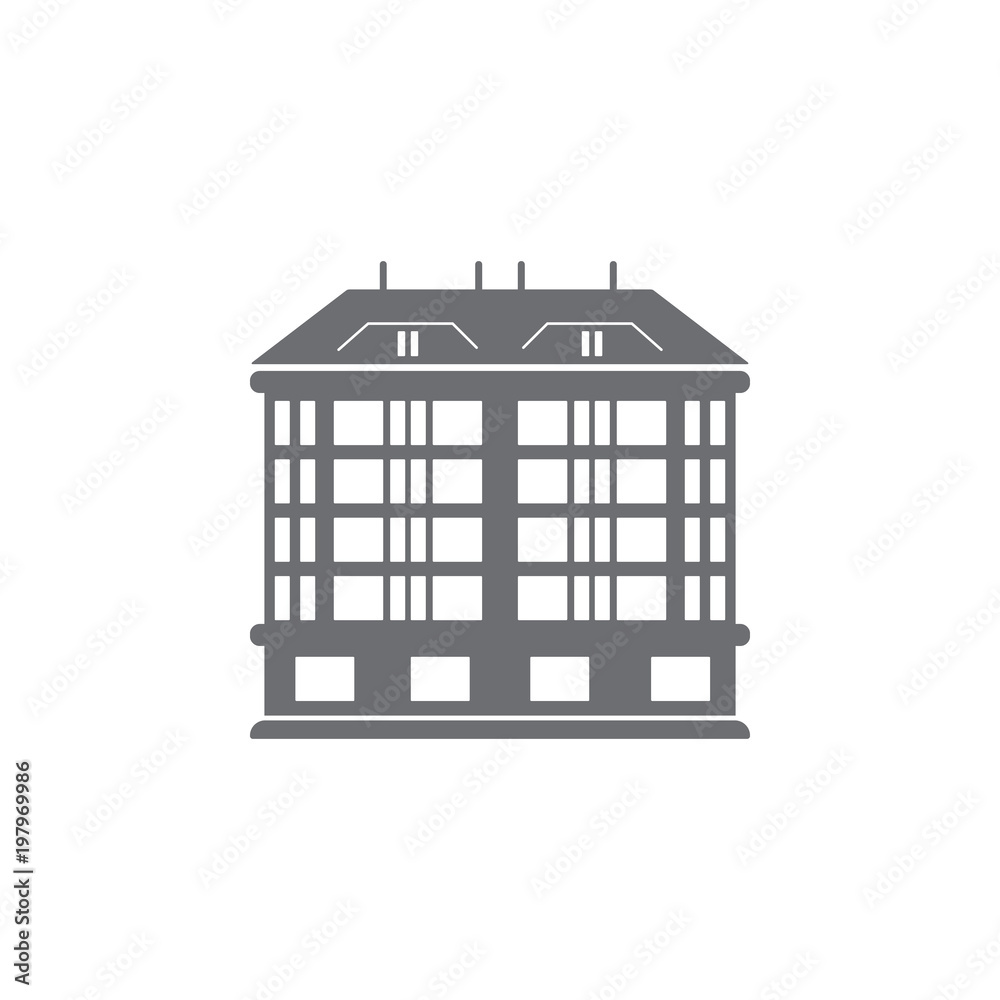 building icon. Simple element illustration. building symbol design template. Can be used for web and mobile