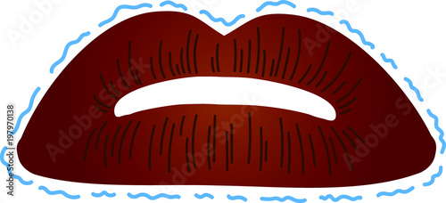 Dried Lips illustration