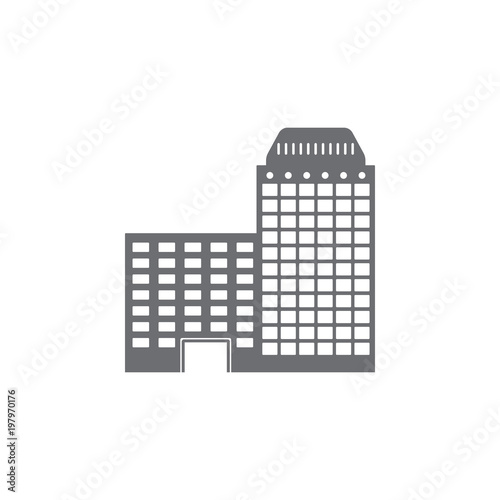 city building icon. Simple element illustration. city building symbol design template. Can be used for web and mobile