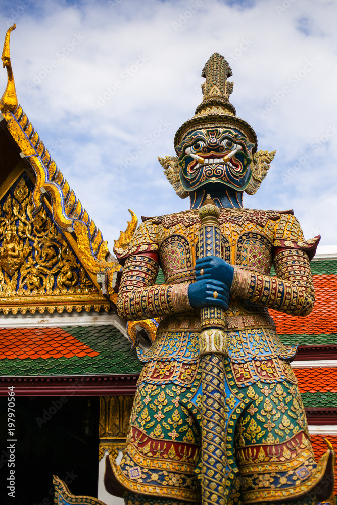 Giant, Phra Kaew Temple, Bangkok, Thailand