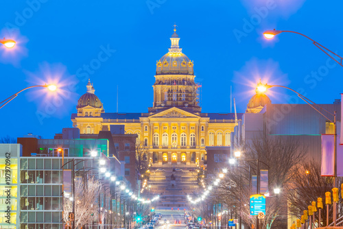 State Capitol in Des Moines  Iowa