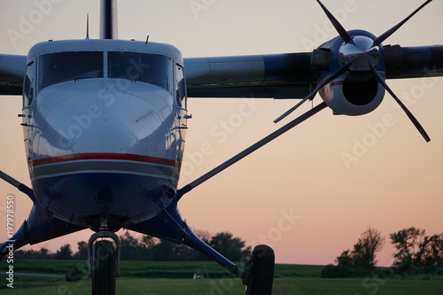 Twin otter sunset photo