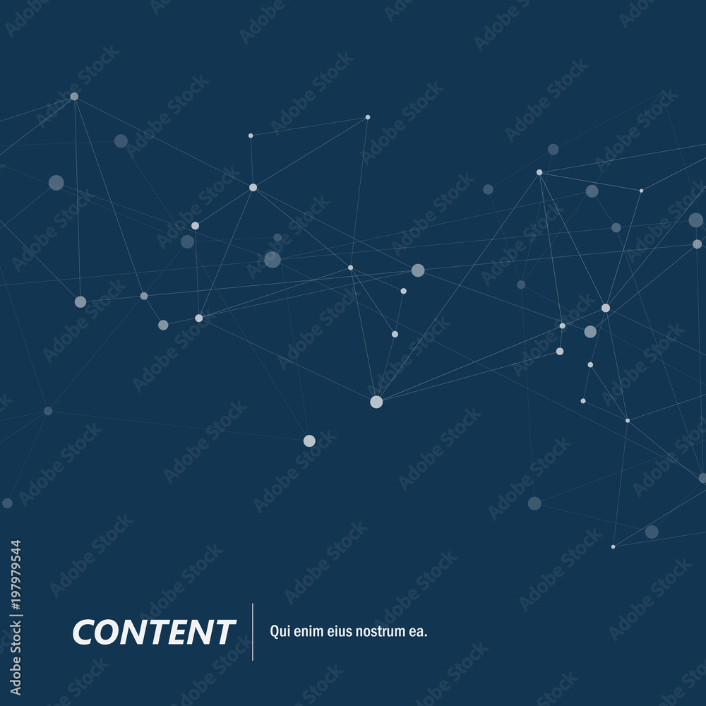 Vector digital technology concept with polygonal shapes Vector digital technology concept with polygonal shapes