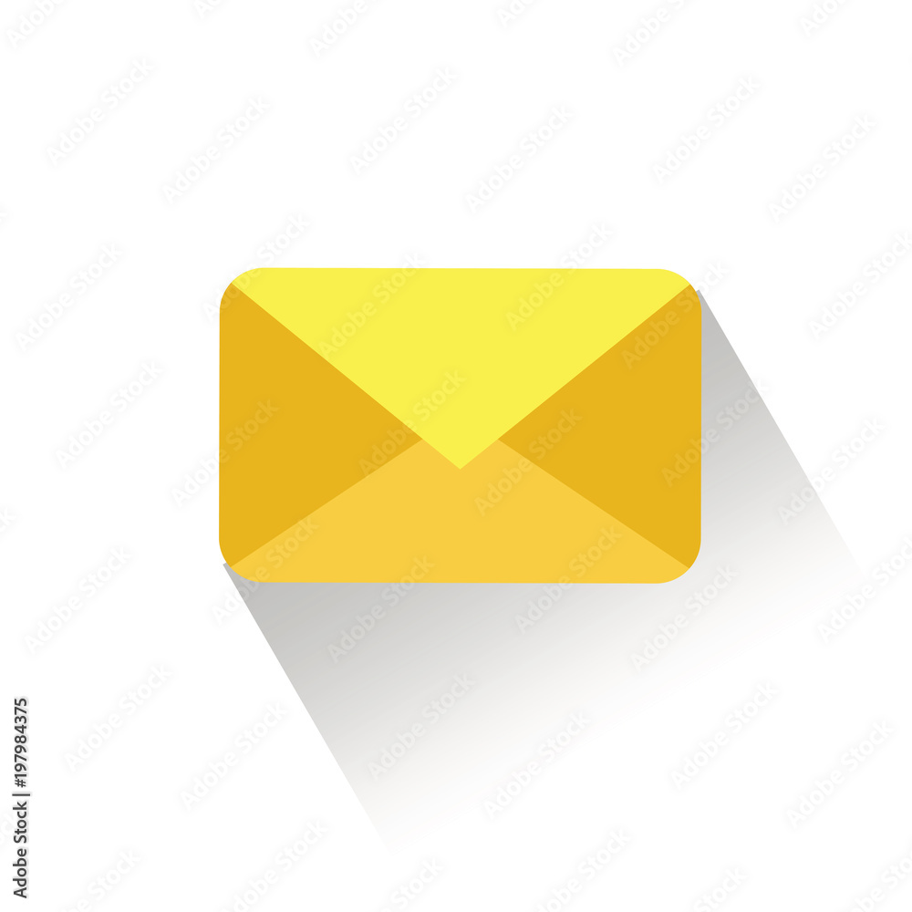 Email send concept vector illustration. Mail envelope icon. Email send concept vector illustration. Mail envelope icon.