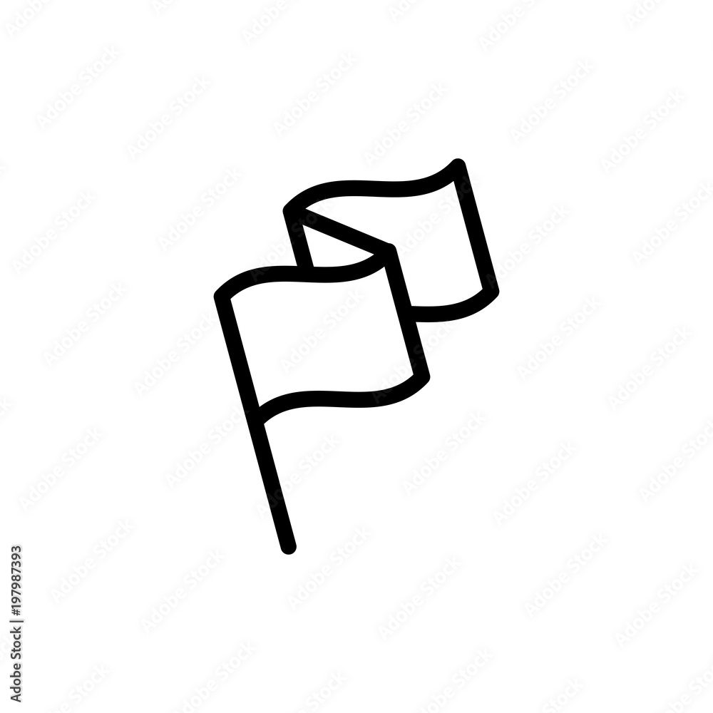 Flag flat icon Flag flat icon
