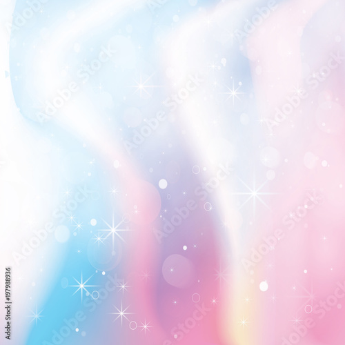 Unicorn Holographic Color Gradient Background.