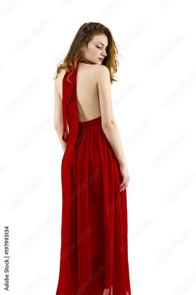 Full body portrait with a beautiful redheaded woman Full body portrait with a beautiful redheaded woman